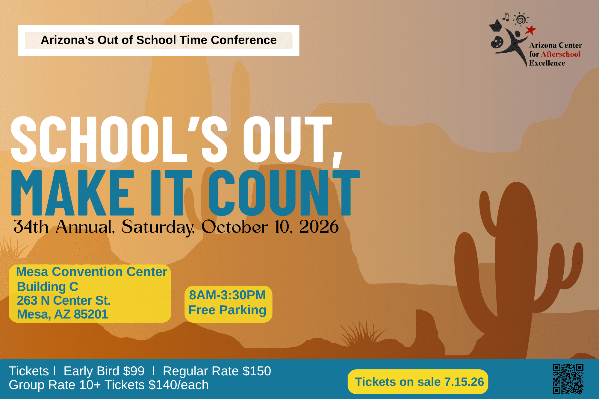 Annual School's Out, Make It Count Conference logo